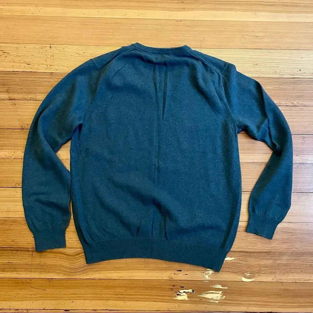 J. Crew cotton cashmere V-Neck sweater. Size S.
